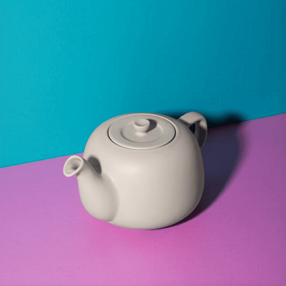 La Cafetière Classic Latte Teapot - Stoneware - 1.2 Liter