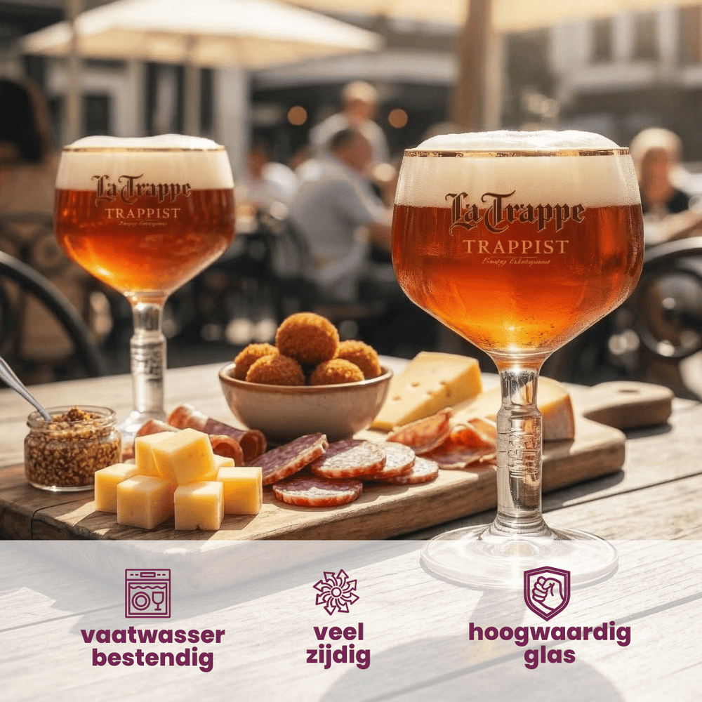 La Trappe Beer Glasses 250 ml - 4 pieces