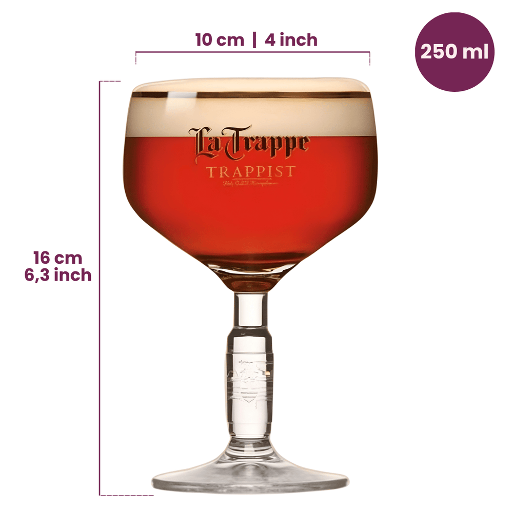 La Trappe Beer Glasses 250 ml - 4 pieces