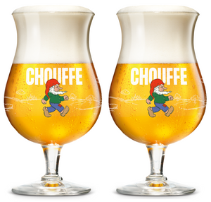 Vasos de cerveza La Chouffe - 330 ml - 2 piezas