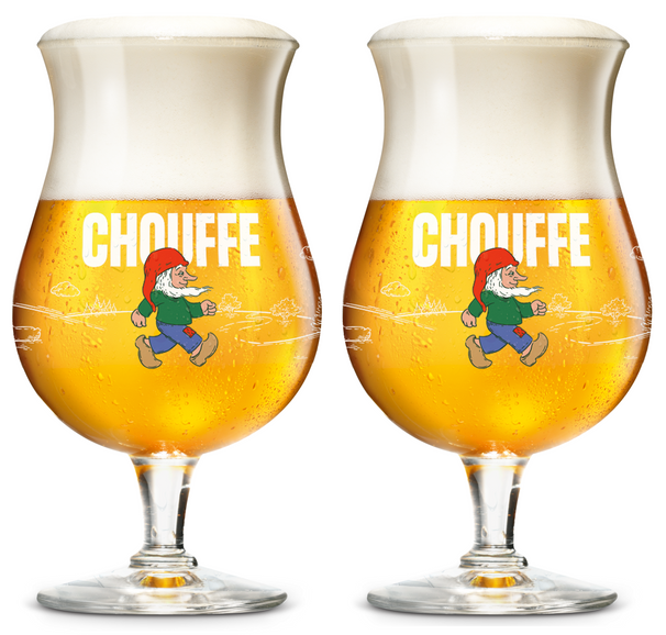 Vasos de cerveza La Chouffe - 330 ml - 2 piezas