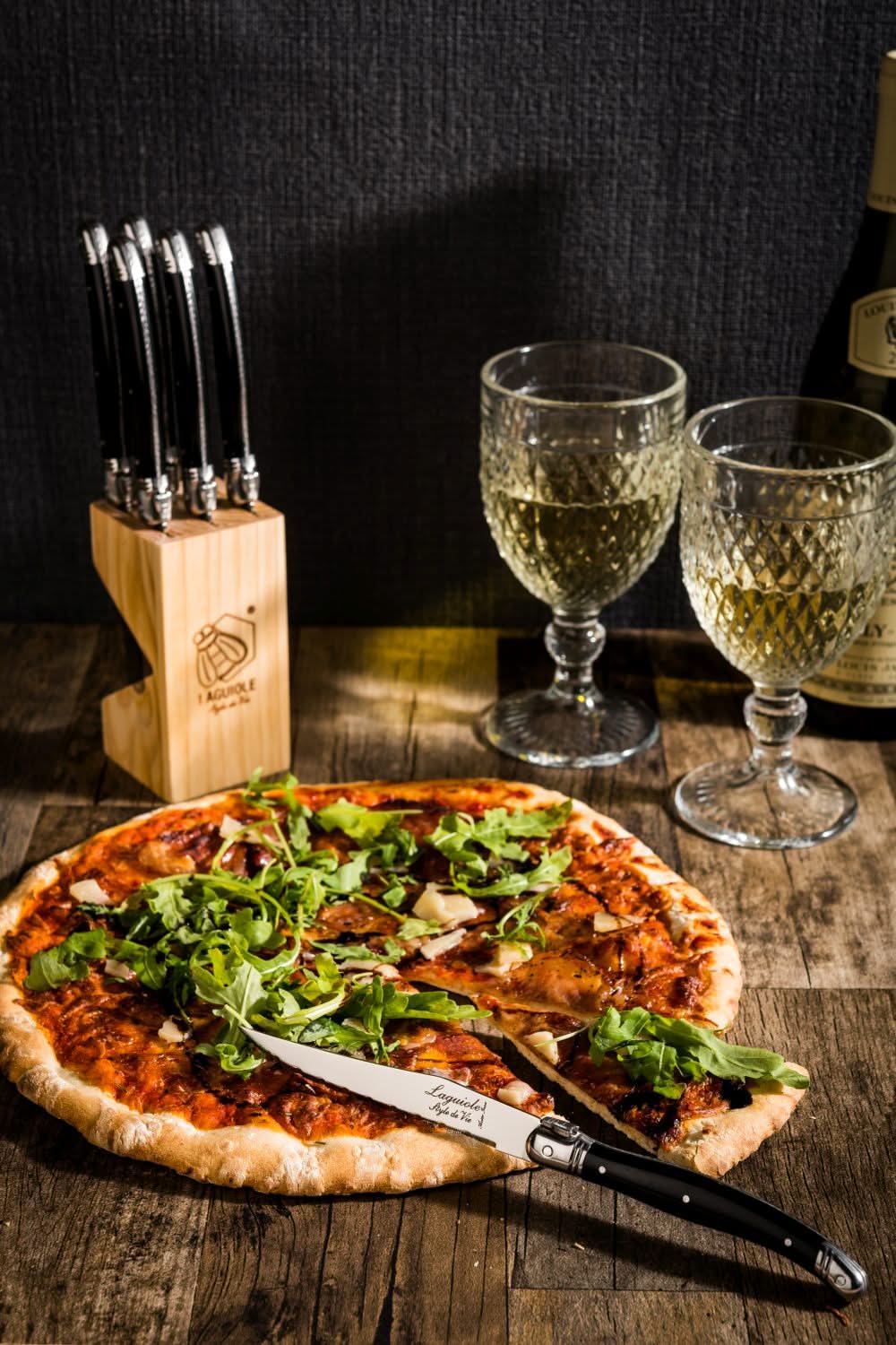 Laguiole Style de Vie Steak knives Premium Line Black - 6 pieces