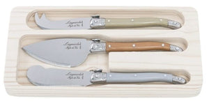 Set de cuchillos para queso Laguiole Style de Vie Treasure 3 piezas