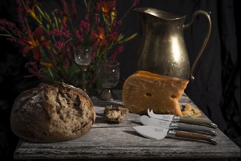 Laguiole Style de Vie Cheese knife set Treasure 3 pieces