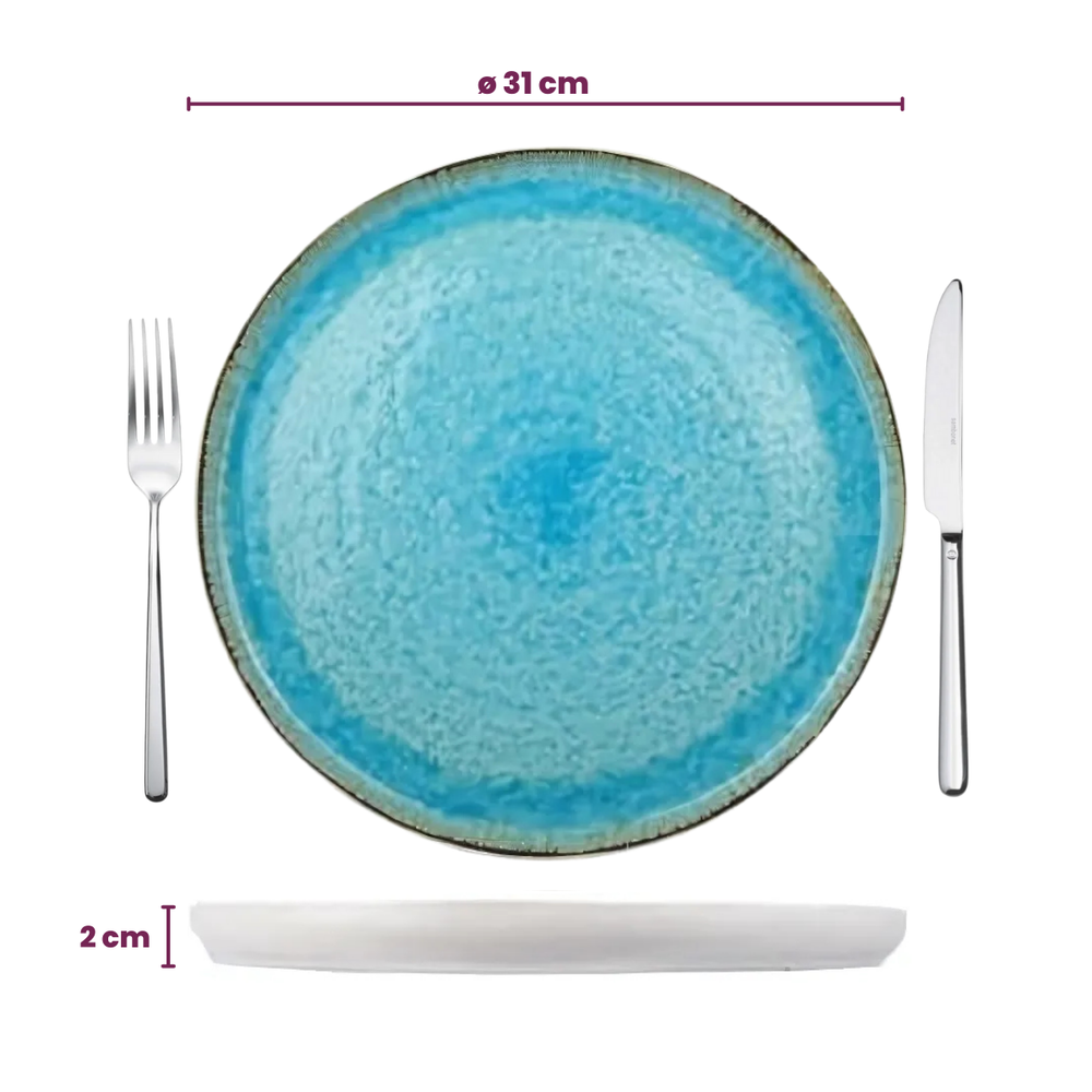 Cosy & Trendy Pizza plate / Underplate Laguna Azzurro ø 31 cm