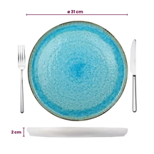 Cosy & Trendy Pizza plate / Underplate Laguna Azzurro ø 31 cm