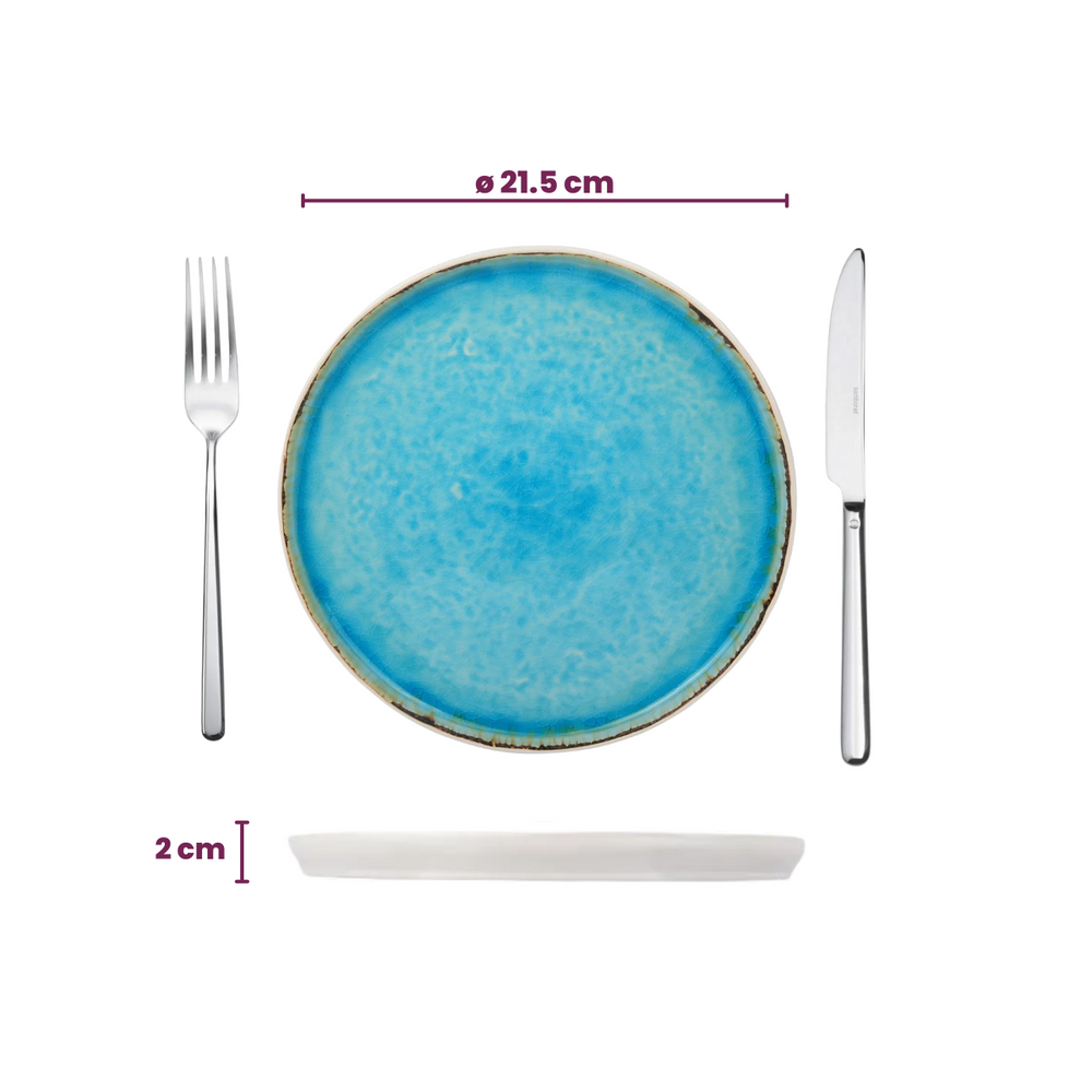 Cosy & Trendy Dinnerware Set Laguna Azzurro 24-piece / 6 people