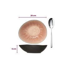 Cosy & Trendy Bowls Laguna Old Rose 20 x 17 cm - 4 pieces