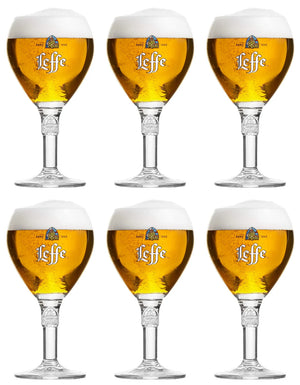 Vasos de cerveza Leffe 250 ml - 6 unidades