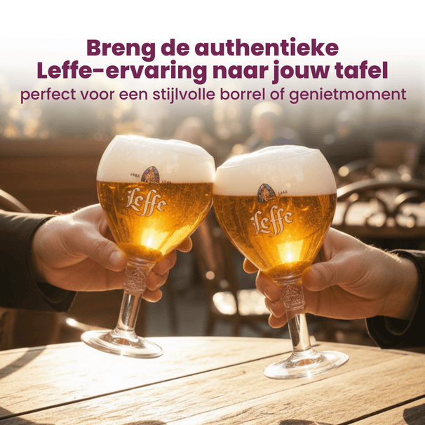 Vasos de cerveza Leffe 330 ml - 6 unidades