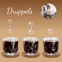 Leonardo Coffee Glasses - Gocce Due - 220 ml - 2 pieces