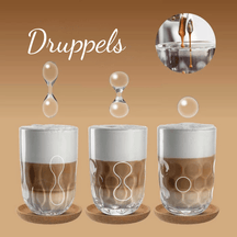 Leonardo Latte Macchiato Glasses - Gocce Tre - 390 ml - 2 pieces
