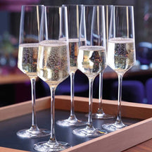 Copas de champán Leonardo - Flutes - Puccini - 280 ml - 6 piezas