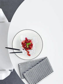 ASA Selection Dinner Plates A Table Ligne Noire ø 26.5 cm - 4 pieces