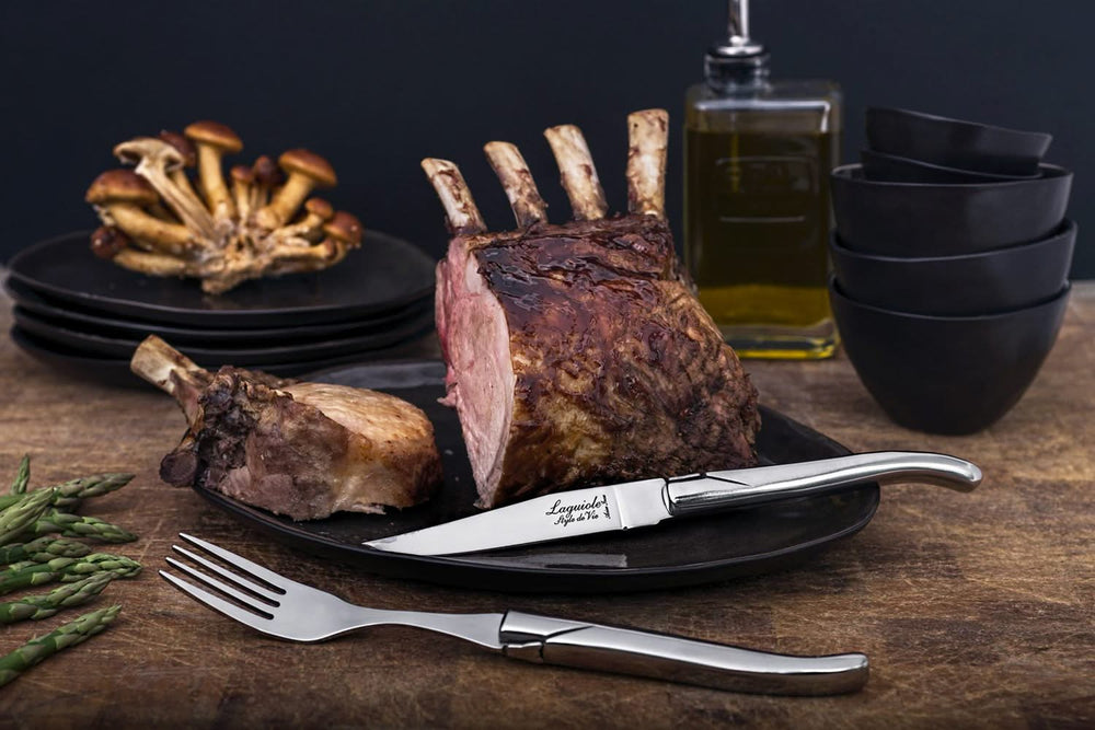Laguiole Style de Vie Steak knives Luxury Line stainless steel - 6 pieces