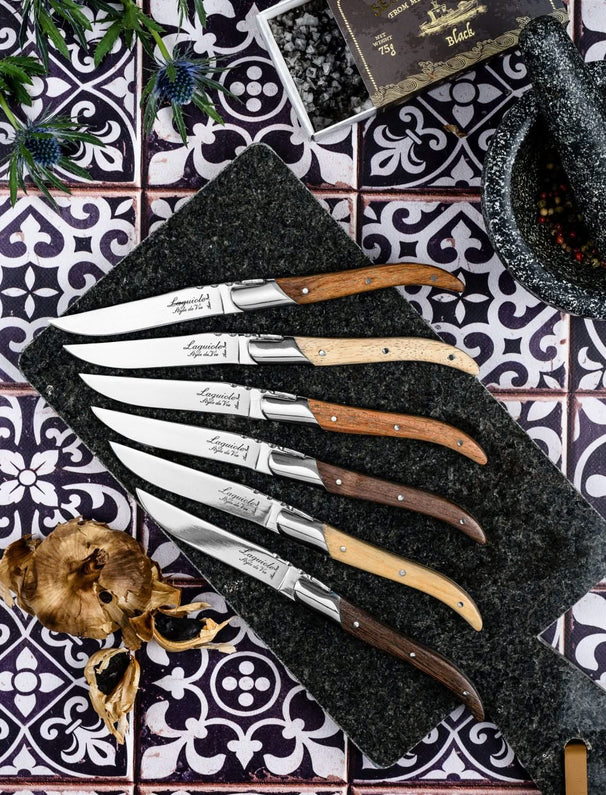 Cuchillos para steak Laguiole Style de Vie Luxury Line - 6 piezas