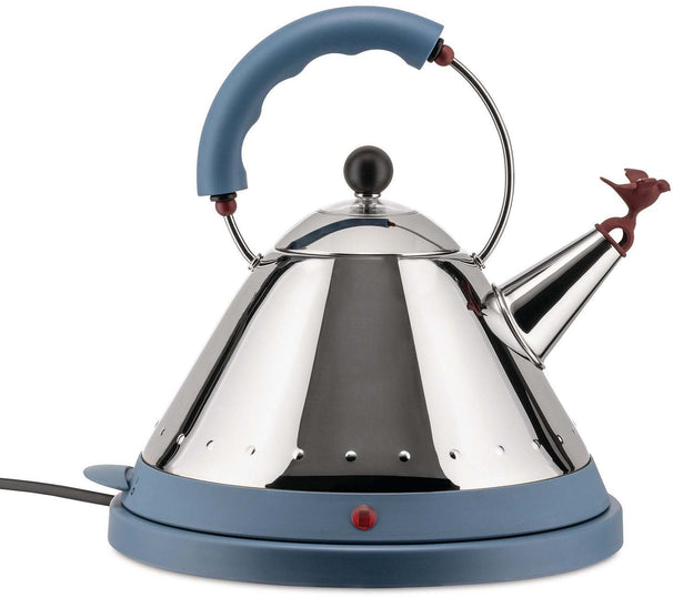 Alessi kettle MG32 RVS / Azul - 1.5 liter - 2000 W - Michael Graves - MG32 AZ