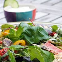 Una ensalada fresca y deliciosa
