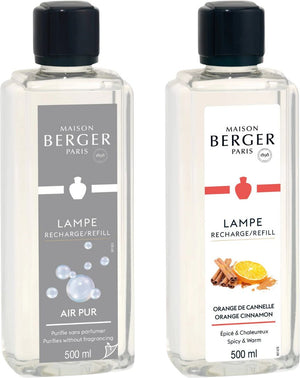 Recarga Maison Berger - para quemador de fragancia - So Neutral + Canela Naranja - 2 x 500 ml