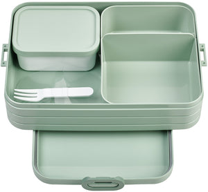 Mepal Caja de Almuerzo / Lunchbox Take a Break Nordic Sage Large - con 2 Bentobakjes