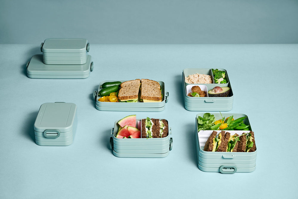 Mepal Lunchbox Take a Break Large Nordic Sage - with 2 Bento Boxes