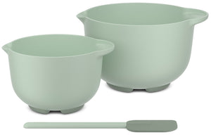 Mepal Set de Cuencos para Mezclar Chef It Nordic Sage 3 piezas - Cuenco 1.5 & 3 litros + Espátula