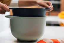 Mepal Mixing Bowl Set Chef It Nordic Sage 2-piece - Mixing Bowl with Lid 3 liters + Spatula