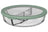 Mepal Glass Food Storage Container Cirqula Nordic Sage 3-Compartment - 1 liter