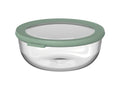 Mepal Glass Food Storage Container Cirqula Nordic Sage Round - 1.25 liter