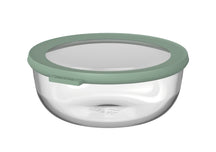 Mepal Glass Food Storage Container Cirqula Nordic Sage Round - 1.25 liter