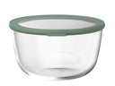 Mepal Glass Food Storage Container Cirqula Nordic Sage Round - 3 liters