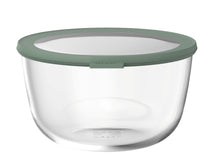 Mepal Glass Food Storage Container Cirqula Nordic Sage Round - 3 liters