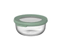 Mepal Glass Food Storage Container Cirqula Nordic Sage Round - 350 ml