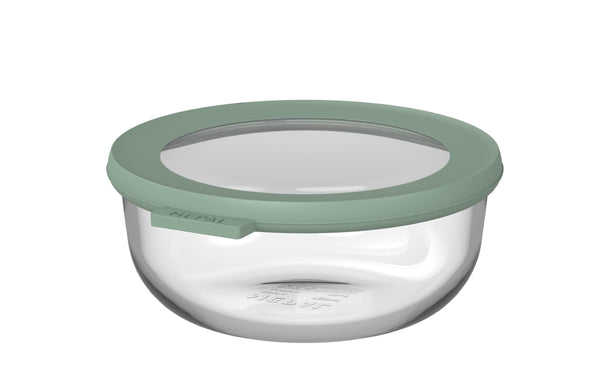 Mepal Tarro de Conservación de Vidrio Cirqula Nordic Sage Redondo - 750 ml