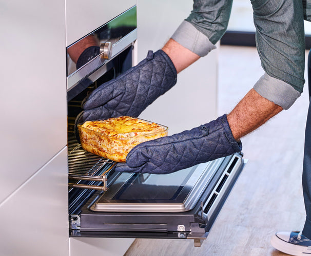 Mepal Ovenschaal / Lasagneschaal con tapa EasyClip Nordic Sage - Vidrio - 1.5 litros