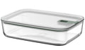 Mepal Fuente de horno / Fuente para lasaña con tapa EasyClip Nordic Sage - Vidrio - 2.25 litros