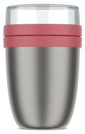 Mepal Thermos Yoghurt Cup / Lunch Pot Ellipse Vivid Mauve - 500 ml + 200 ml