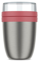 Mepal Thermos Yoghurt Cup / Lunch Pot Ellipse Vivid Mauve - 500 ml + 200 ml