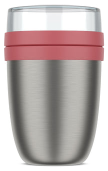 Mepal Thermos Yoghurt Cup / Lunch Pot Ellipse Vivid Mauve - 500 ml + 200 ml