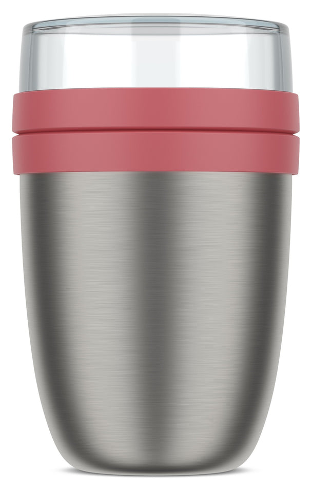 Mepal Thermos Yogurtera / Lunchpot Ellipse Vivid Mauve - 500 ml + 200 ml