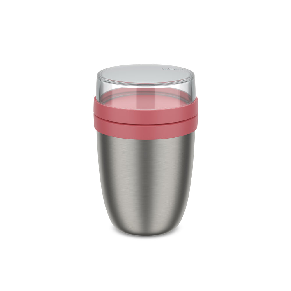 Mepal Thermos Yoghurt Cup / Lunch Pot Ellipse Vivid Mauve - 500 ml + 200 ml
