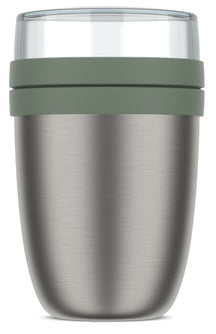 Mepal Thermos Yoghurt Cup / Lunch Pot Ellipse Nordic Sage - 500 ml + 200 ml