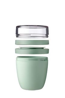 Mepal Yoghurt Cup / Lunch Pot Ellipse Vivid Mauve - 500 ml + 200 ml
