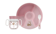 Mepal Children's Dinnerware Set Mio Fairy Garden 3-piece - plate, drinking cup and spoon
