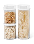 Mepal Storage Jars Set Modula White 3-piece
