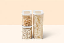 Mepal Storage Jars Set Modula White 3-piece