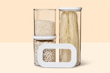 Mepal Storage Jars Set Modula White 3-piece