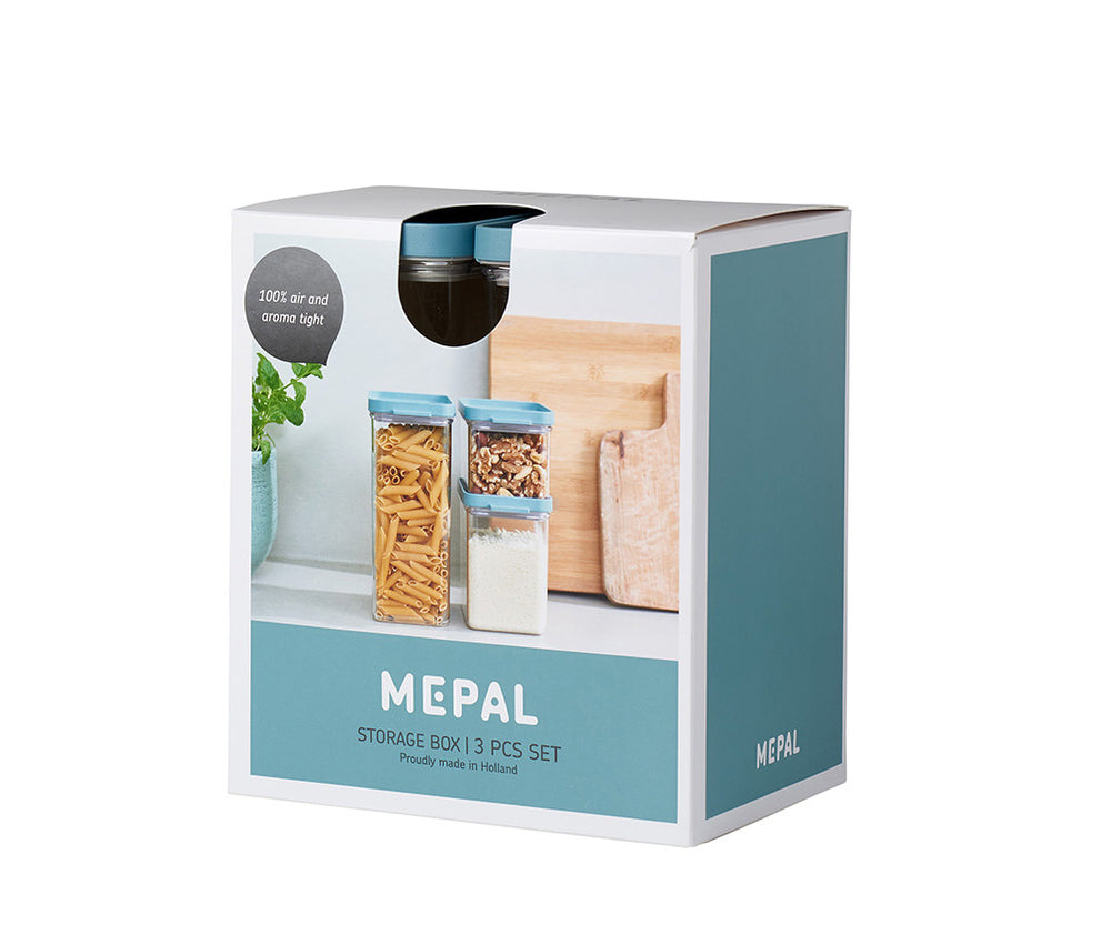 Mepal Storage Jars Set Omnia Nordic Sage 3-piece