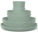 Mepal Dinnerware Set Silueta Nordic Sage 8-piece / 2 persons - 2 plates, 2 deep plates, 2 bowls and 2 cups
