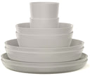 Mepal Dinnerware Set Silueta Nordic White 8-piece / 2 persons - 2 plates, 2 deep plates, 2 bowls and 2 cups